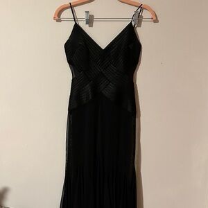 Cache Elegant Black Strapless‎ Dress